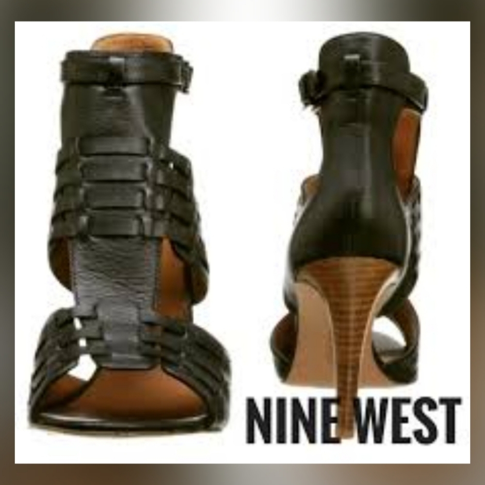 Nine West "Kurrios" Peep Toe Heels - Picture 2 of 10